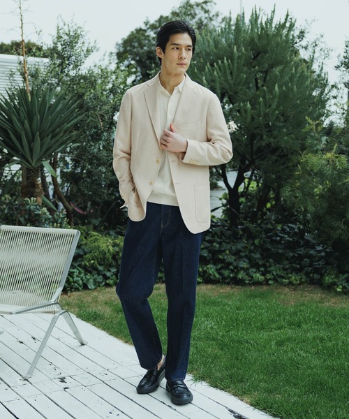 ハイブリッドリネンジャケット　パンツ　Salon de GW RING JACKET（リングジャケット）の「Salon de GW/ハイブリッド
