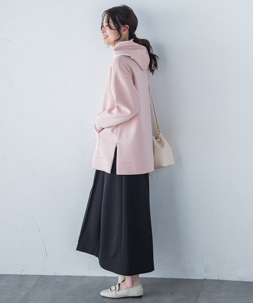 LAUTREAMONT / ロートレアモン 【WEB限定】エアフィールスムースパーカー≪洗濯機で洗える≫ ロートレアモン LAUTREAMONT 【WEB限定】エアフィールスムース