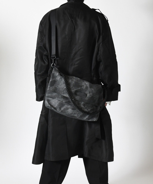 NEOS（KOKUYO） ショルダーバッグ 「neos」合成皮革 ロープ フラップ