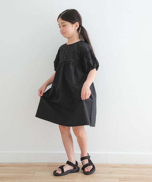 fish&kids 2-3y dress ワンピース FISH&KIDS】COWBOY DRESS BEIGE ワンピース 2-3y,4-5y