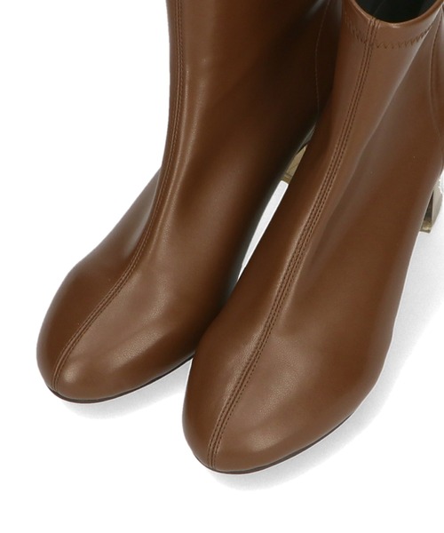 「ORiental TRaffic」 ショートブーツ L ブラウン レディース_画像7