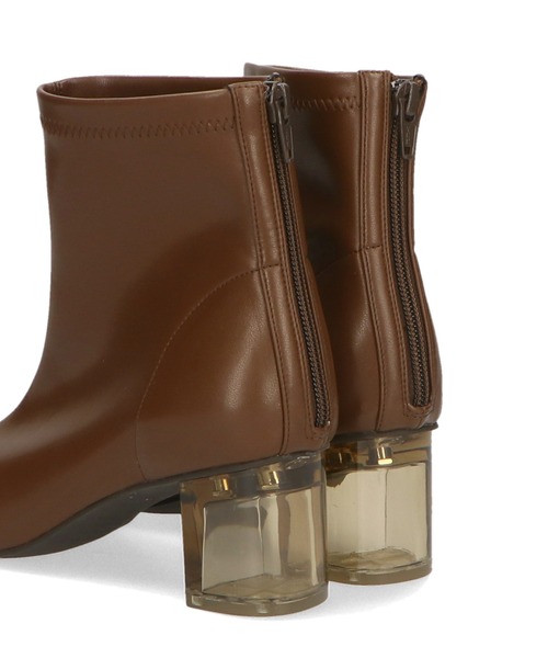 「ORiental TRaffic」 ショートブーツ L ブラウン レディース_画像8