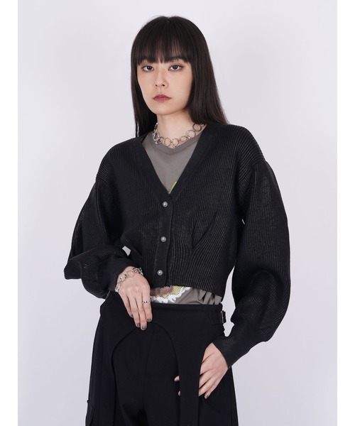 PAMEO POSE（パメオ ポーズ） ニットカーディガン FREE ブラック