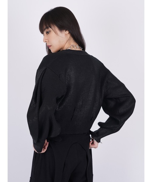 PAMEO POSE（パメオ ポーズ） ニットカーディガン FREE ブラック