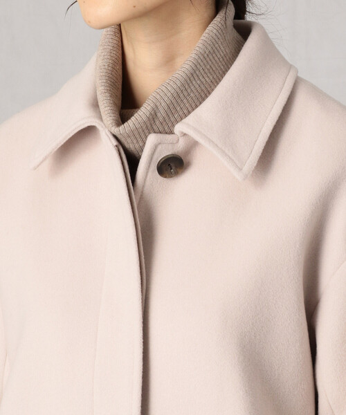 「Comme ca Mature」 ステンカラーコート LARGE ライトグレー レディース_画像9