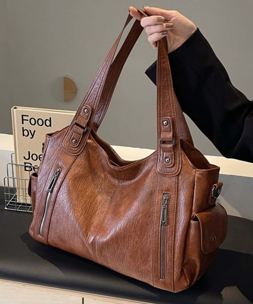 ショルダーバッグ 革×キャンバス地 ブラウン　ロシアのバック職人特別オーダー輸入品　貴重 ワキシングレザー フラップショルダーバッグ | 06N-FSL | エルゴポック