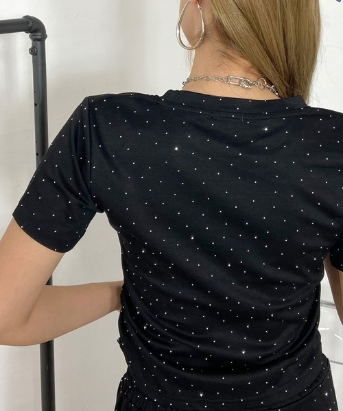 Stone  セットアップ non-hedge セットアップ ストーン付Tシャツパンツセットアップ