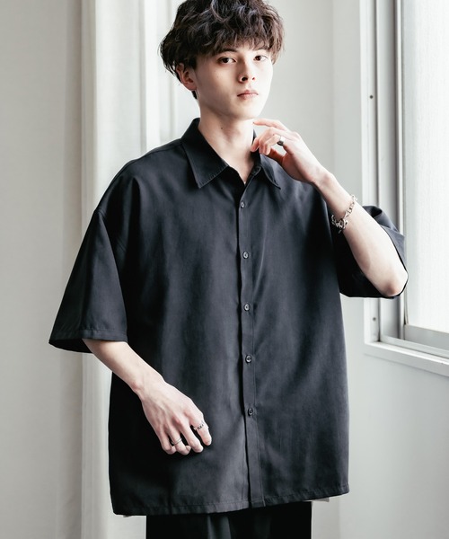 Rocky Monroe（ロッキーモンロー） シャツ オーバーサイズピーチ起毛