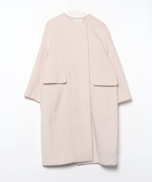 SLOBE IENA（スローブイエナ） ノーカラーコート 38 ナチュラル