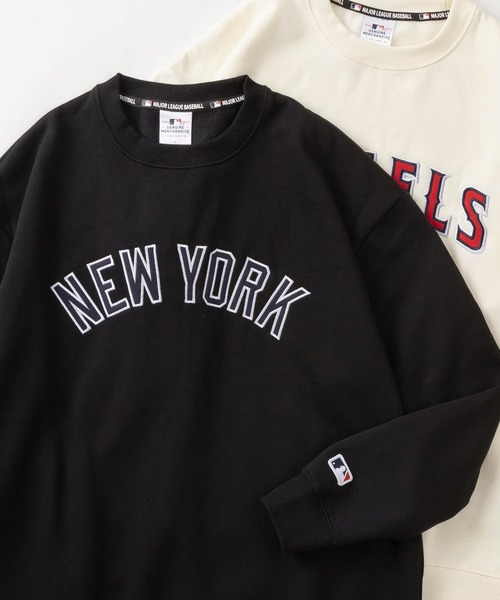 「MLB」 スウェットカットソー X-LARGE ブラック レディース MLB 「MLB」 スウェットカットソー X-LARGE ブラック メンズ