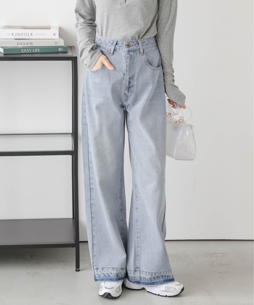 デニム・ジーパン SS24 JEANS (DW0DW1761230 1CE) ジーンズ デニム デニムパンツ ストレートデニムパンツ