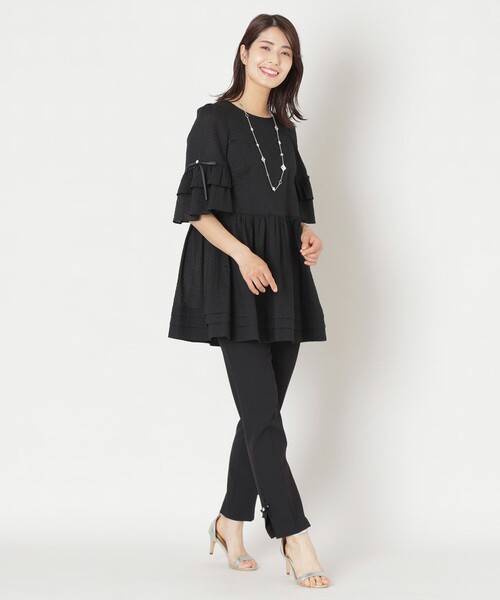 TO BE CHIC（トゥー ビー シック） ブラウス シャツ ウェーブローン