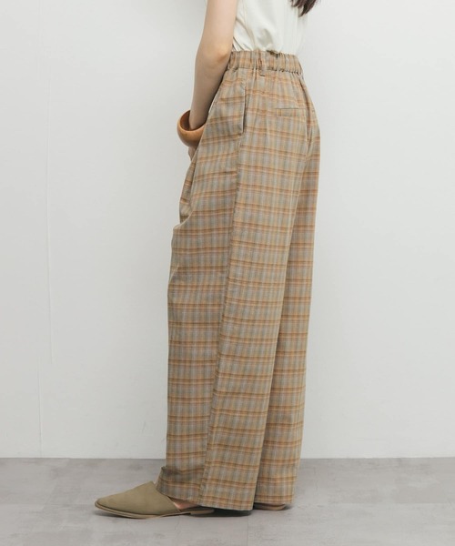 KBF パンツ チェックイージーパンツ レディース : ZOZOTOWN Yahoo!店