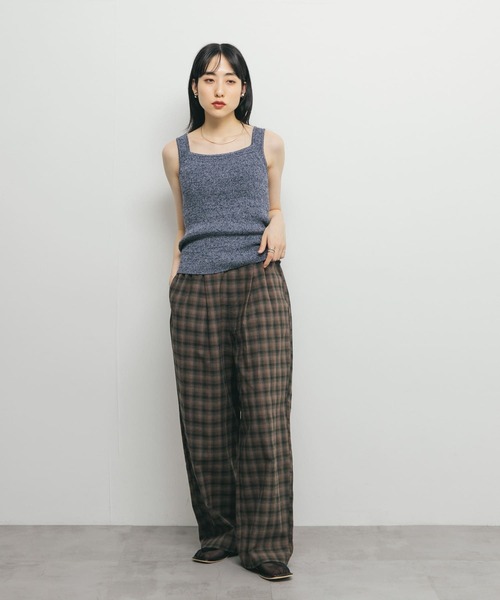 【くり❤️さまご確認用】 KBF パンツ チェックイージーパンツ レディース : ZOZOTOWN