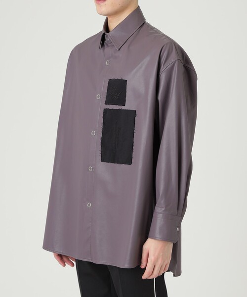 「Education from Youngmachines」 長袖シャツ M ブラック メンズ_画像3