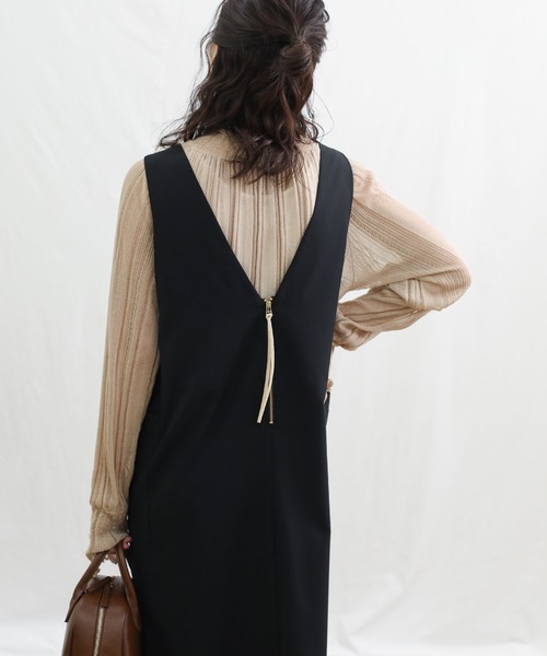 「Gready Brilliant」 長袖ブラウス 38 ピンクベージュ レディース_画像9