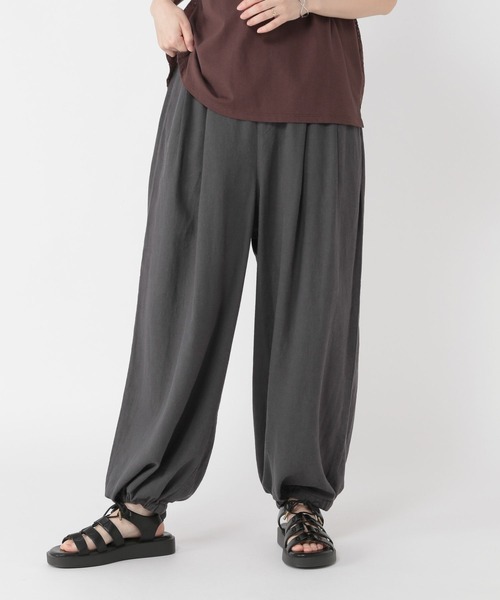studio CLIP（スタディオクリップ） パンツ リネンレーヨンバルーン