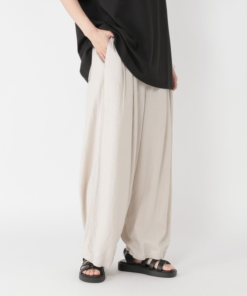 studio CLIP（スタディオクリップ） パンツ リネンレーヨンバルーン