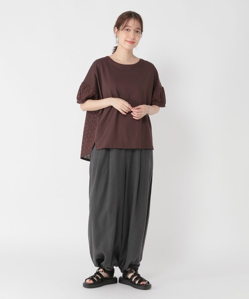studio CLIP（スタディオクリップ） パンツ リネンレーヨンバルーン