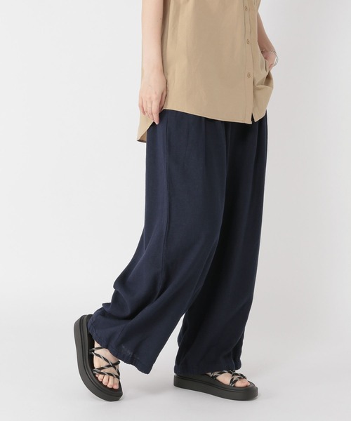 studio CLIP（スタディオクリップ） パンツ リネンレーヨンバルーン