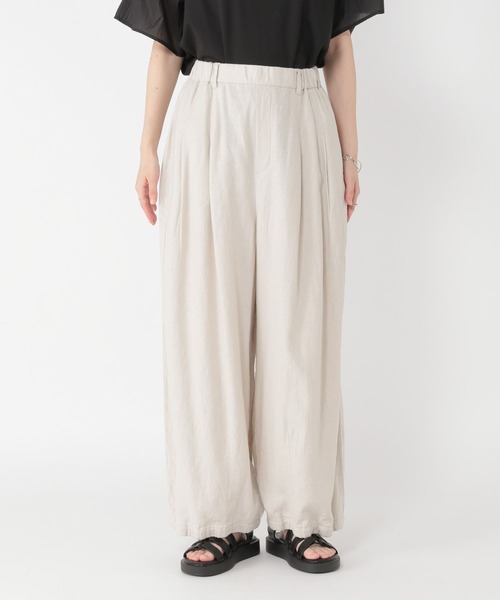 studio CLIP（スタディオクリップ） パンツ リネンレーヨンバルーン