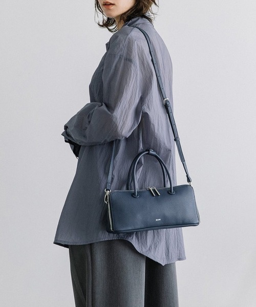 Beau're（ヴュレ） ボストンバッグ 「BEAURE」2way カウレザー ワイド