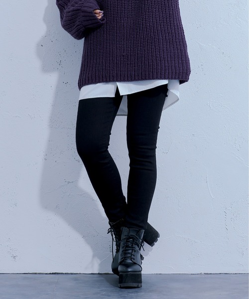 「Ellno Loset」 スキニーデニムパンツ MEDIUM ブラック メンズ