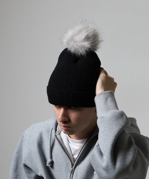 GFORE ジーフォア ボンボン付きニットキャップ ニットCAP ニットキャップ ジーフォア ニットキャップ ニット帽子 G/FORE G FORE メンズ ゴルフ