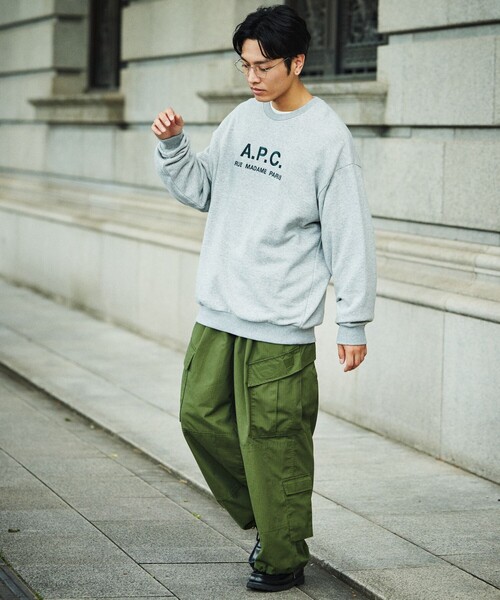 FREE CITY パンツ オリーブ FREAK'S STORE（フリークスストア） カーゴパンツ MEDIUM オリーブ