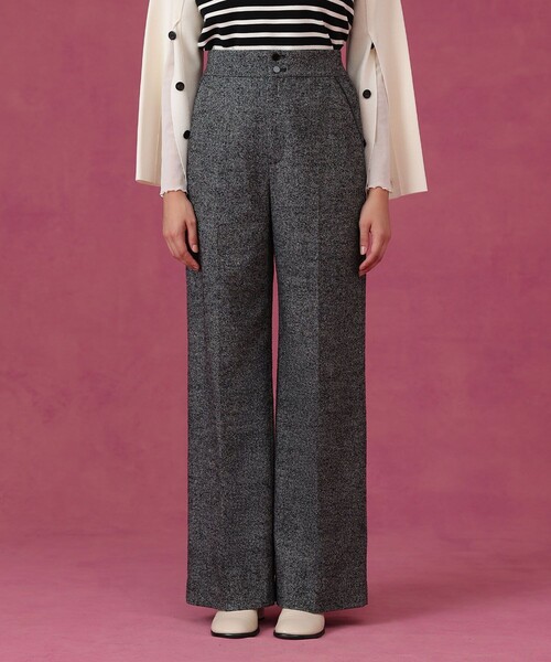 ANAYI（アナイ） パンツ 「セットアップ対応商品」ウールシルク