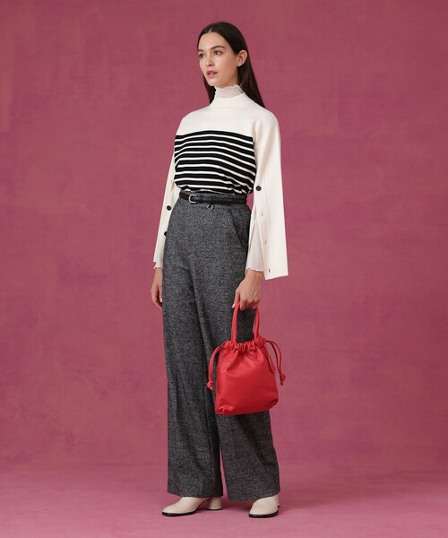 ANAYI（アナイ） パンツ 「セットアップ対応商品」ウールシルク