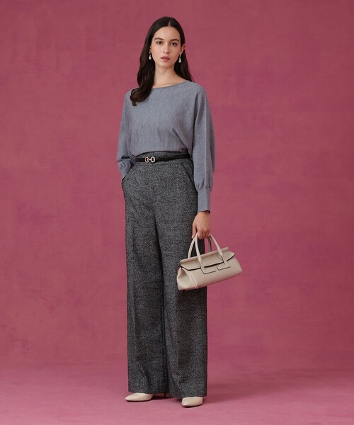 ANAYI（アナイ） パンツ 「セットアップ対応商品」ウールシルク