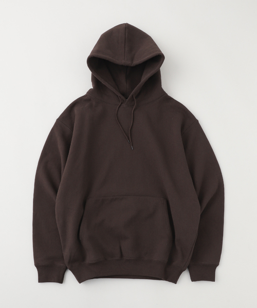 美品☆WlSM ベースメントギア　パーカー　ブラウンM BASEMENT GEAR / ベースメントギア 15oz Garment Dye PO Hoodie
