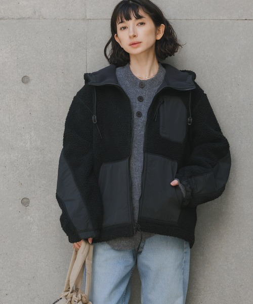 NANGA（ナンガ） ブルゾン アウター BOA FLEECE FULL ZIP PARKA ハンド