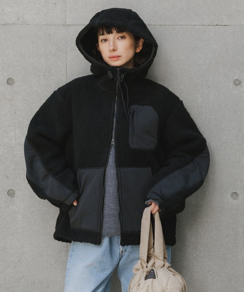 NANGA（ナンガ） ブルゾン アウター BOA FLEECE FULL ZIP PARKA ハンド