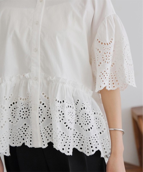 「titivate」 半袖ブラウス FREE ブラック レディース_画像2