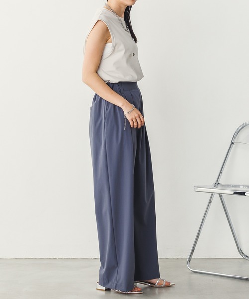 「hunch」 ノースリーブトップス FREE ホワイト×ゴールド レディース_画像8