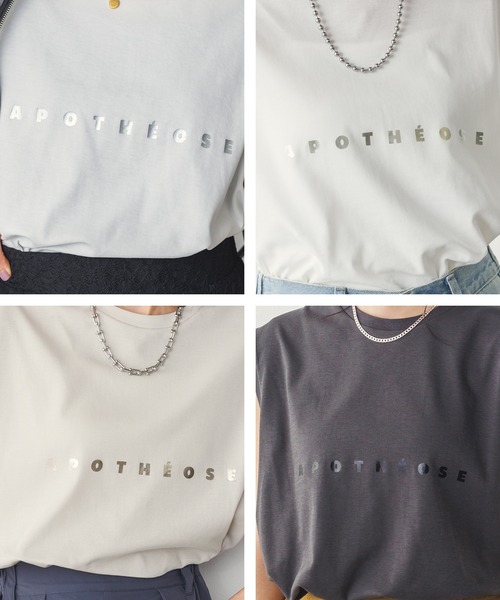 「hunch」 ノースリーブトップス FREE ホワイト×ゴールド レディース_画像9