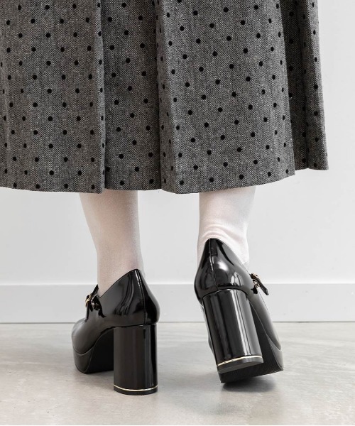 RANDA（ランダ） パンプス ストームデザインメリージェーンパンプス