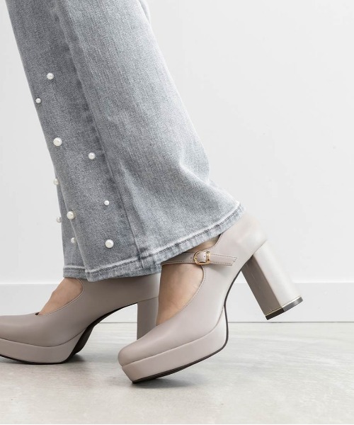 RANDA（ランダ） パンプス ストームデザインメリージェーンパンプス