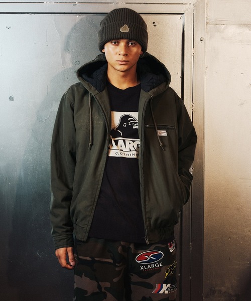 XLARGE HOODED UTILITY JACKET ブラック Mサイズ XLARGE（エクストラ ラージ） コート ジャケット HOODED UTILITY