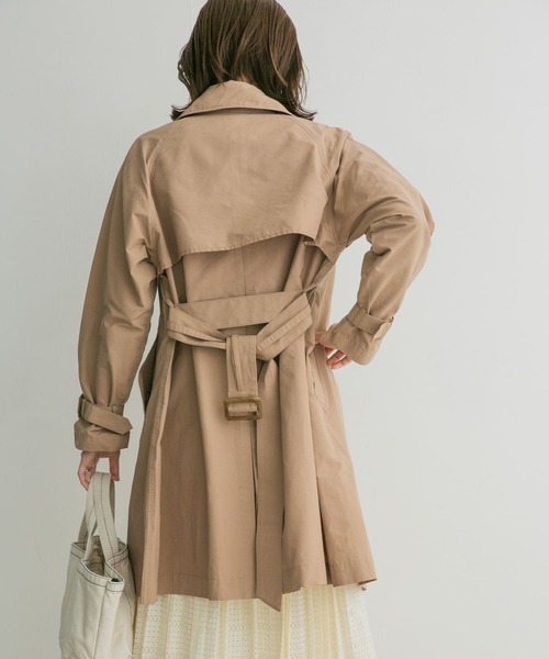 URBAN RESEARCH DOORS ベージュロングコート S 美品 URBAN RESEARCH DOORアーバンリサーチドアーズ ロングコート 2WAY