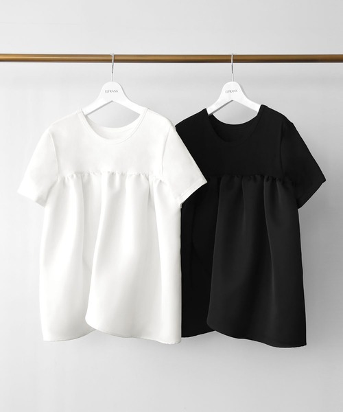 「ELFRANK」 半袖カットソー FREE オフホワイト レディース_画像2