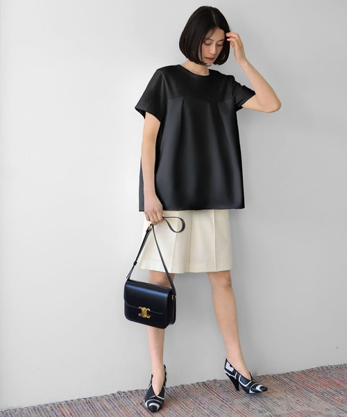 「ELFRANK」 半袖カットソー FREE オフホワイト レディース_画像4