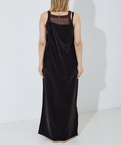 「NOMINE」 キャミソールワンピース フリー ホワイト レディース_画像5