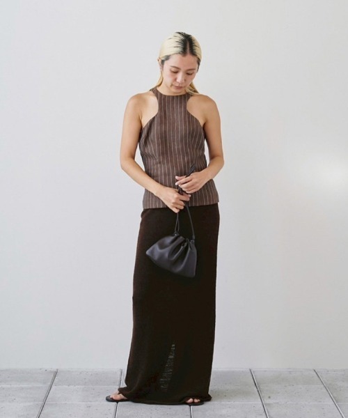 【未使用】todayful Miniboucle Knit Skirt TODAYFUL/トゥデイフル】Miniboucle Knit Skirt/ニットスカート
