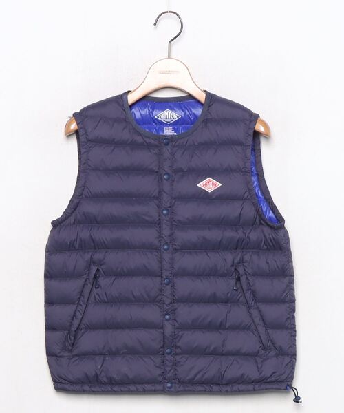 Danton（ダントン） ダウンベスト 34 ネイビー レディース : ZOZOTOWN