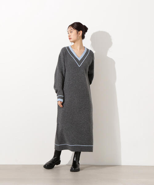エヌ ナチュラルビューティーベーシック（N．Natural Beauty Basic*）/チルデンマキシワンピース N.Natural Beauty Basic（エヌ ナチュラルビューティーベーシック