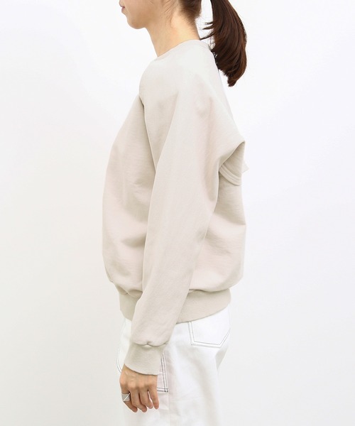 「MADEMOISELLE ROPE'」 スウェットカットソー 38 グレー レディース_画像2