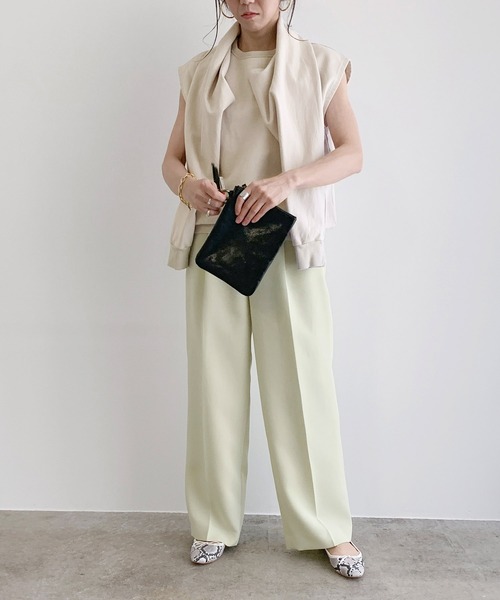 「MADEMOISELLE ROPE'」 スウェットカットソー 38 グレー レディース_画像5